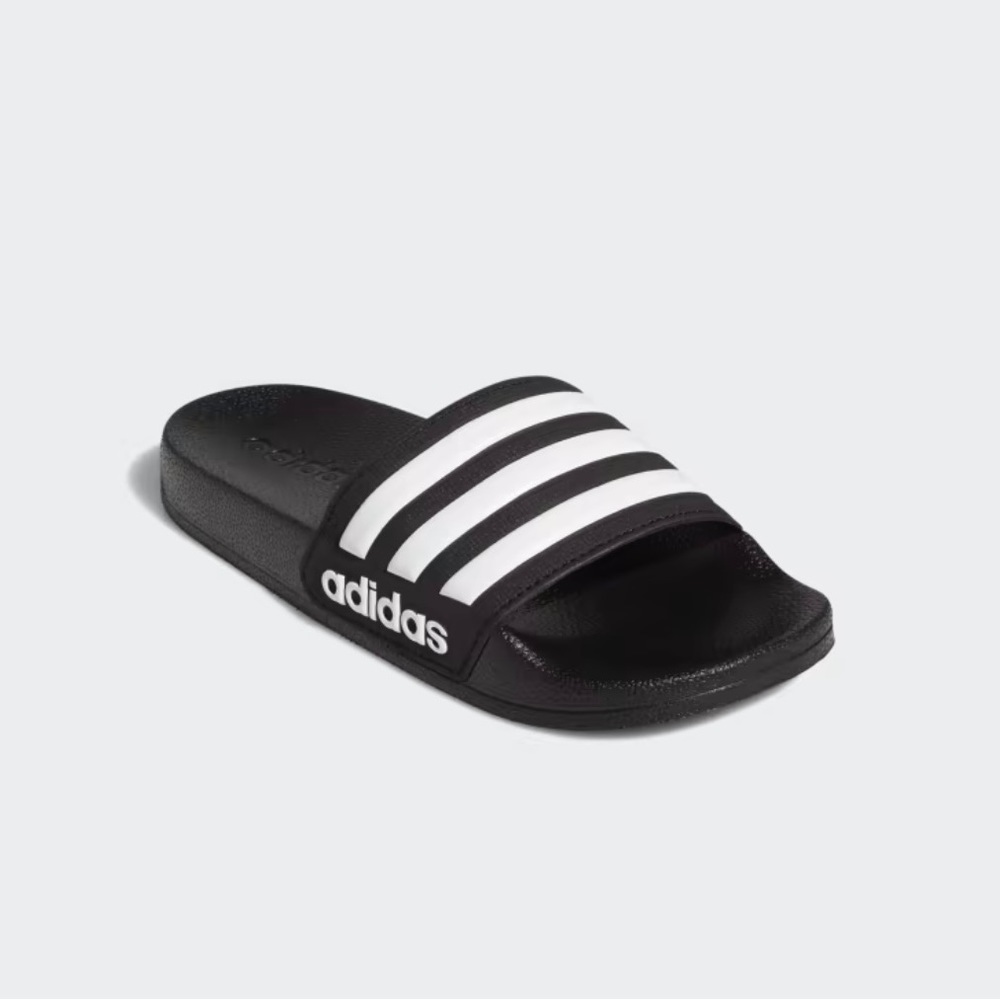 Adidas Adilette shower slides kids black/white